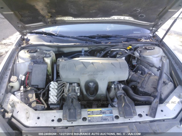 2G2WP552481141297 - 2008 PONTIAC GRAND PRIX ნაცრისფერი ფოტო 10