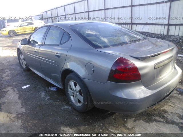 2G2WP552481141297 - 2008 PONTIAC GRAND PRIX ნაცრისფერი ფოტო 3