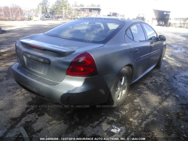 2G2WP552481141297 - 2008 PONTIAC GRAND PRIX ნაცრისფერი ფოტო 4