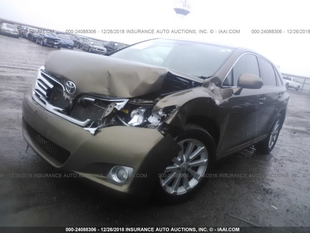 4T3ZE11AX9U014034 - 2009 TOYOTA VENZA BROWN photo 2