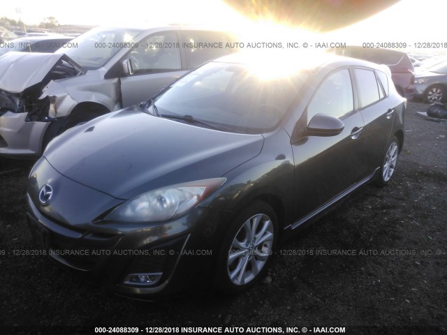 JM1BL1H61A1336024 - 2010 MAZDA 3 S GRAY photo 2