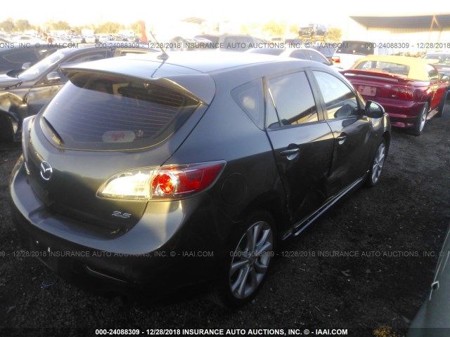 JM1BL1H61A1336024 - 2010 MAZDA 3 S GRAY photo 4