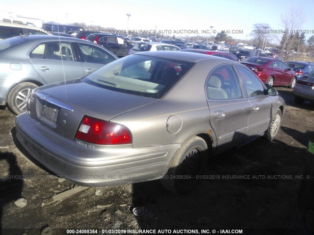 1MEFM50U93G601352 - 2003 MERCURY SABLE GS GOLD photo 4