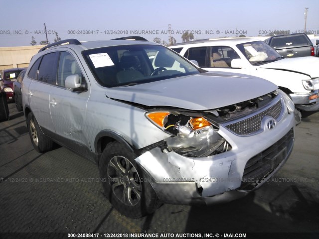 KM8NU4CC5AU136931 - 2010 HYUNDAI VERACRUZ GLS/LIMITED SILVER photo 1