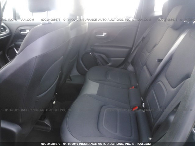 ZACCJABBXHPG48014 - 2017 JEEP RENEGADE LATITUDE BLACK photo 8