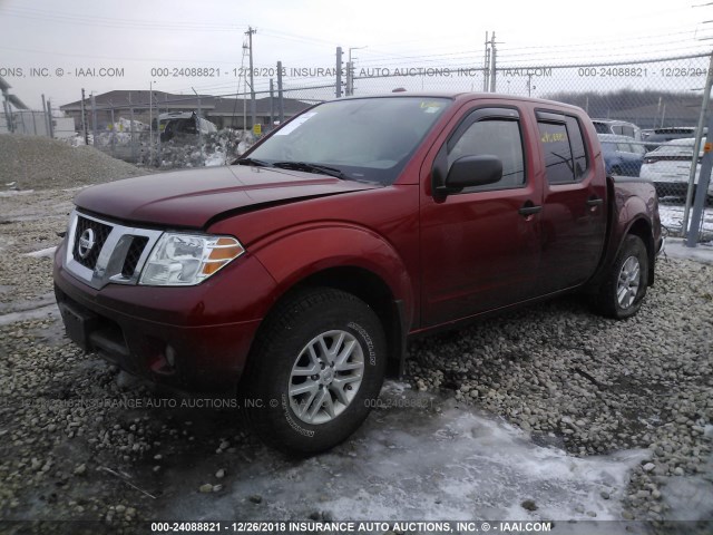 1N6AD0EV6FN720876 - 2015 NISSAN FRONTIER S/SV/SL/PRO-4X ORANGE photo 2