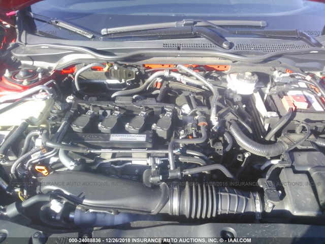 SHHFK7H47HU407216 - 2017 HONDA CIVIC SPORT 红色 照片 10