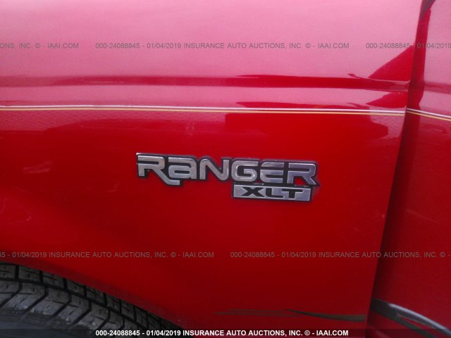 1FTYR10U62PA69268 - 2002 FORD RANGER RED photo 8