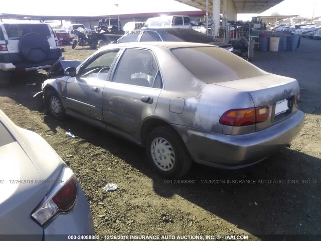 JHMEG8652NS008453 - 1992 HONDA CIVIC LX/EX GOLD photo 3