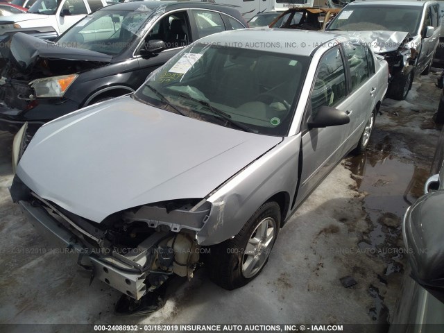 1G1ZT52865F257935 - 2005 CHEVROLET MALIBU LS SILVER photo 2