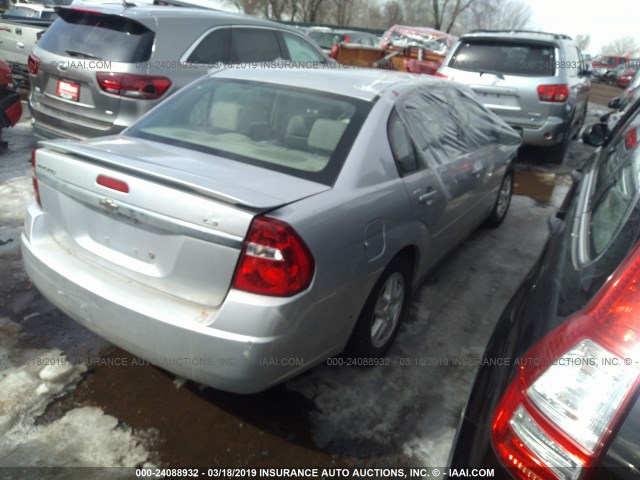 1G1ZT52865F257935 - 2005 CHEVROLET MALIBU LS SILVER photo 4