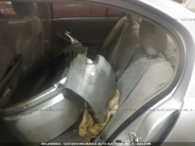 1G1ZT52865F257935 - 2005 CHEVROLET MALIBU LS SILVER photo 8