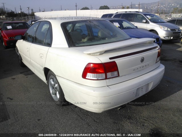 W06VR54RX1R075868 - 2001 CADILLAC CATERA SPORT WHITE photo 3