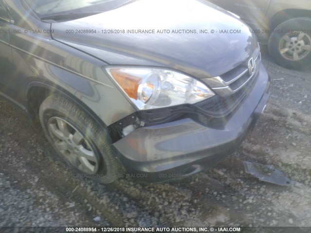 5J6RE3H46BL044324 - 2011 HONDA CR-V SE GRAY photo 6