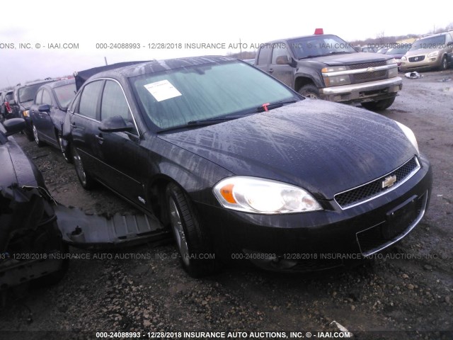 2G1WD58C081203103 - 2008 CHEVROLET IMPALA SUPER SPORT BLACK photo 1