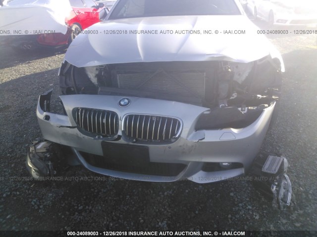 WBAXA5C57ED001613 - 2014 BMW 535 D GRAY photo 6