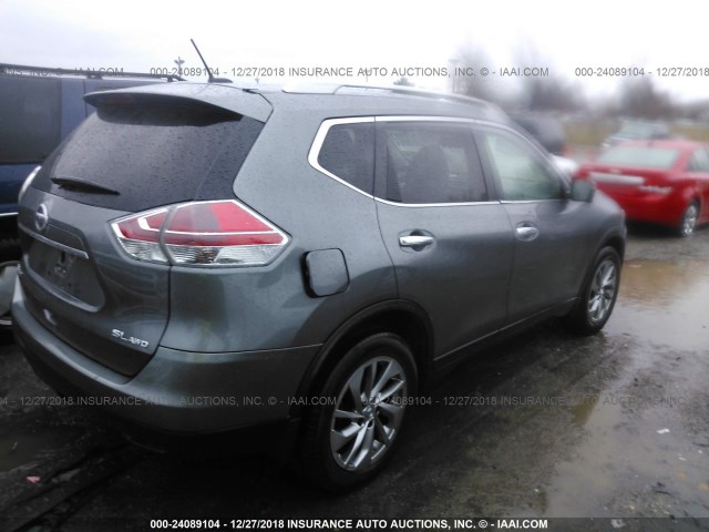 5N1AT2MV8FC889467 - 2015 NISSAN ROGUE S/SL/SV BLACK photo 4