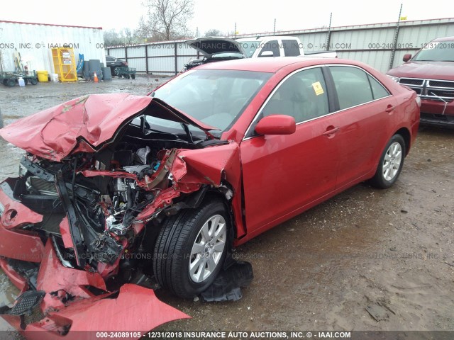 4T1BB46KX9U108436 - 2009 TOYOTA CAMRY HYBRID MAROON photo 2