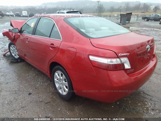 4T1BB46KX9U108436 - 2009 TOYOTA CAMRY HYBRID MAROON photo 3