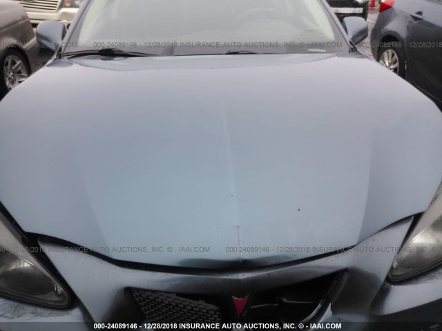 2G2WP552161110893 - 2006 PONTIAC GRAND PRIX BLUE photo 10