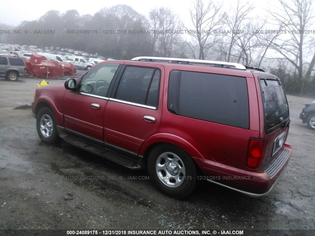 5LMFU28R41LJ29879 - 2001 LINCOLN NAVIGATOR 红色 照片 3