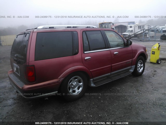 5LMFU28R41LJ29879 - 2001 LINCOLN NAVIGATOR 红色 照片 4