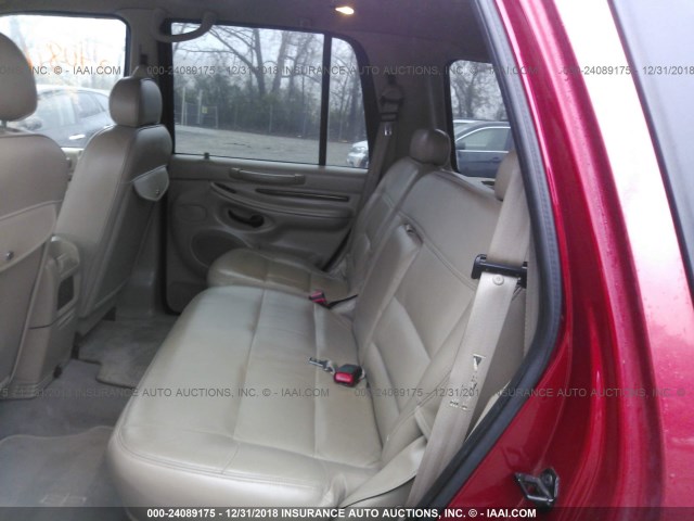 5LMFU28R41LJ29879 - 2001 LINCOLN NAVIGATOR 红色 照片 8