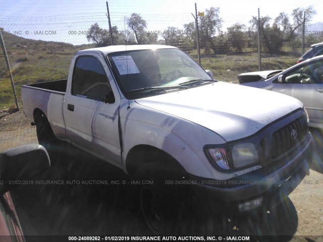 5TENL42N14Z411944 - 2004 TOYOTA TACOMA WHITE photo 1