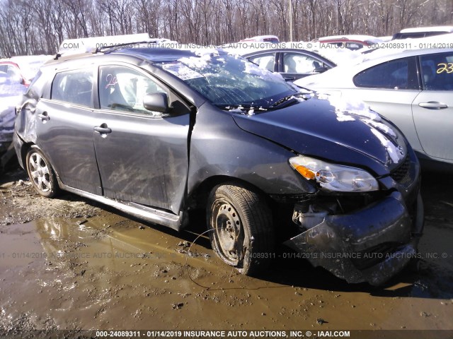 2T1KU40EX9C189436 - 2009 TOYOTA COROLLA MATRIX  GRAY photo 1