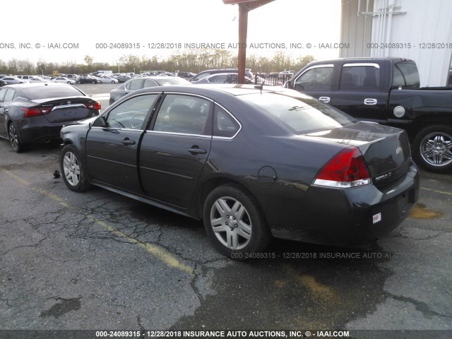 2G1WB5E35E1115055 - 2014 CHEVROLET IMPALA LIMITED LT GRAY photo 3