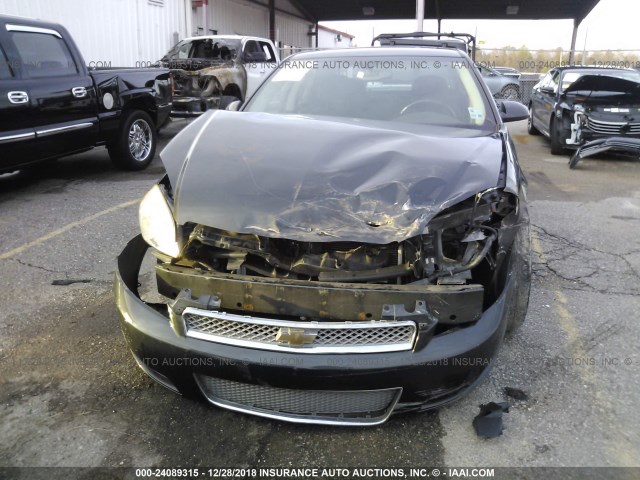 2G1WB5E35E1115055 - 2014 CHEVROLET IMPALA LIMITED LT GRAY photo 6