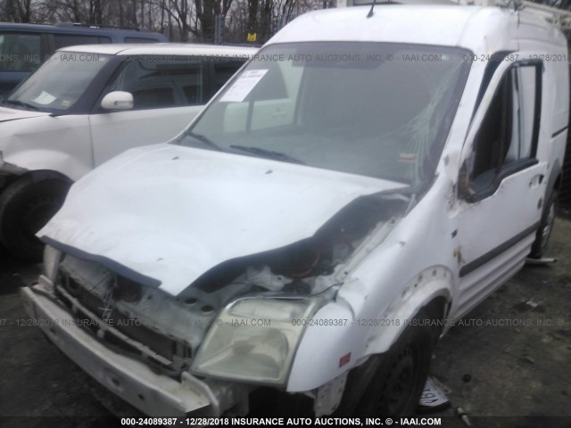 NM0LS7BN8AT037531 - 2010 FORD TRANSIT CONNECT XLT WHITE photo 6