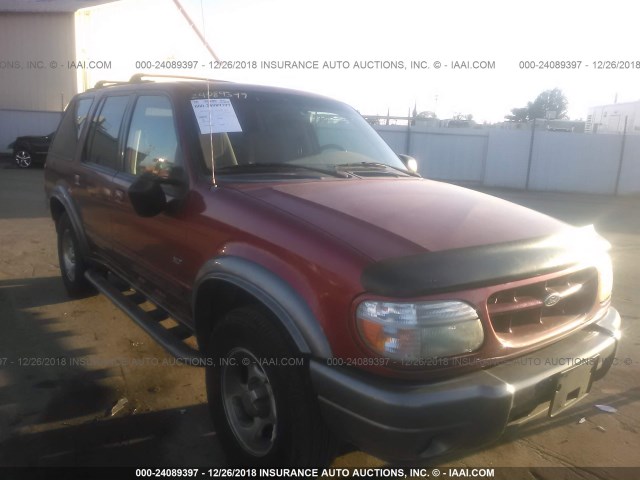 1FMZU63E5YZA78251 - 2000 FORD EXPLORER XLT RED photo 1