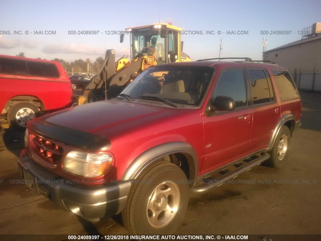 1FMZU63E5YZA78251 - 2000 FORD EXPLORER XLT RED photo 2