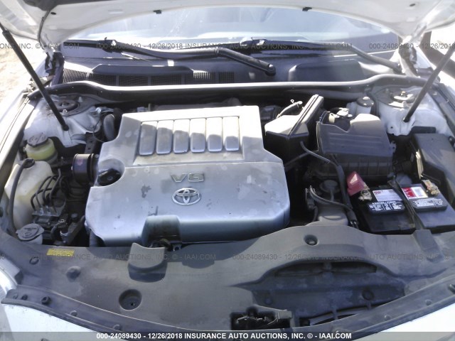 4T1BK46K17U551197 - 2007 TOYOTA CAMRY NEW GENERAT LE/XLE/SE WHITE photo 10