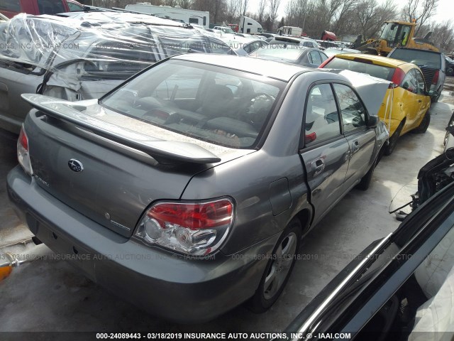 JF1GD61657G514703 - 2007 SUBARU IMPREZA 2.5I SILVER photo 4