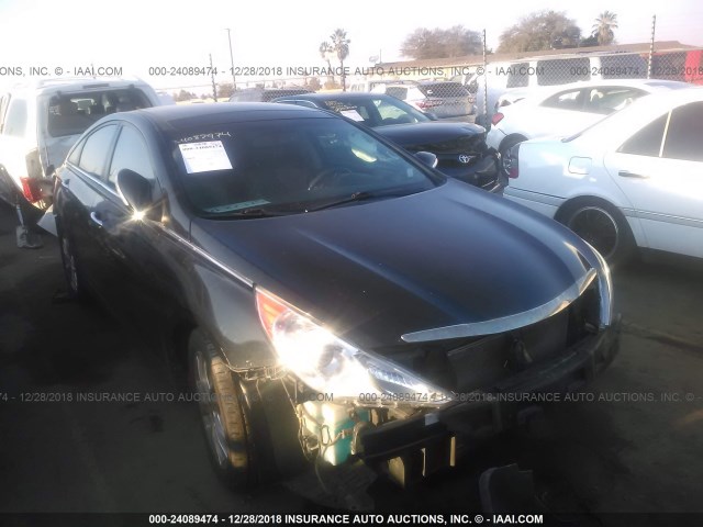 5NPEC4AC2DH678271 - 2013 HYUNDAI SONATA SE/LIMITED BLACK photo 1