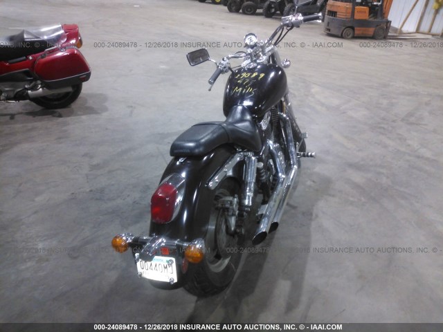 1HFSC43064A404588 - 2004 HONDA VT1100 C2 BLACK photo 4