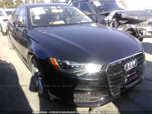 WAUHGAFC9EN138200 - 2014 AUDI A6 PRESTIGE BLACK photo 1