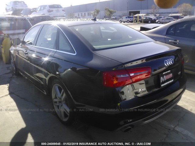 WAUHGAFC9EN138200 - 2014 AUDI A6 PRESTIGE BLACK photo 3