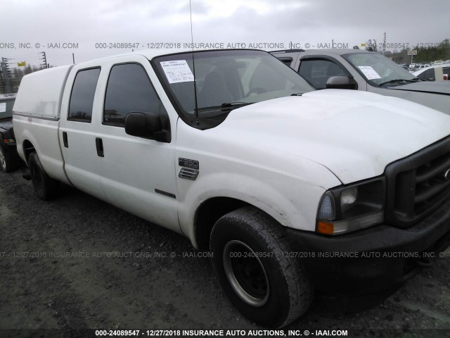 1FTSW30F92EB14307 - 2002 FORD F350 SRW SUPER DUTY WHITE photo 1