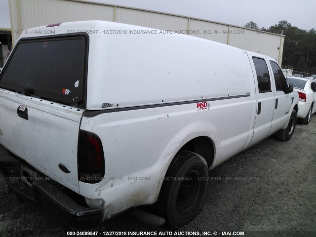 1FTSW30F92EB14307 - 2002 FORD F350 SRW SUPER DUTY WHITE photo 4