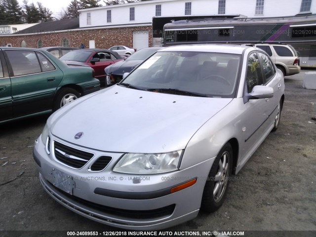 YS3FD49Y071018431 - 2007 SAAB 9-3 2.0T SILVER photo 2