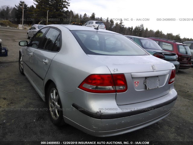 YS3FD49Y071018431 - 2007 SAAB 9-3 2.0T SILVER photo 3