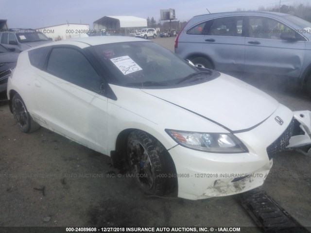 JHMZF1D41FS001727 - 2015 HONDA CR-Z WHITE photo 1