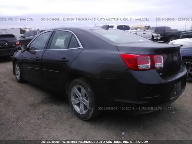 1G11B5SL7FF174021 - 2015 CHEVROLET MALIBU LS BLACK photo 3