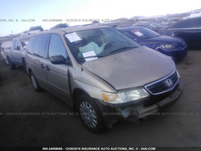 2HKRL18552H553978 - 2002 HONDA ODYSSEY LX GOLD photo 1