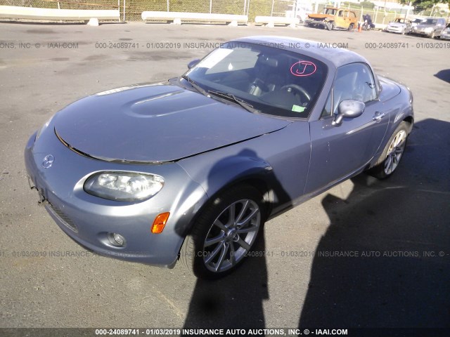 JM1NC26F480149947 - 2008 MAZDA MX-5 MIATA GRAY photo 2