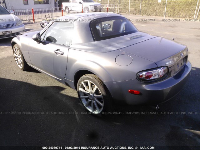 JM1NC26F480149947 - 2008 MAZDA MX-5 MIATA GRAY photo 3