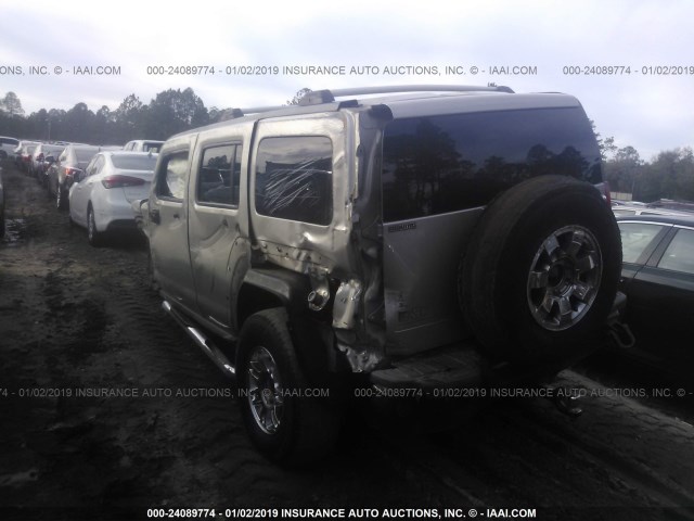 5GTDN13E878131567 - 2007 HUMMER H3 GRAY photo 3